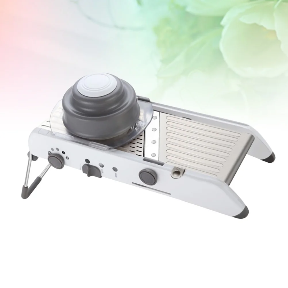 

Food Slicer Swift Grater Adjustable Stainless Steel Multi-Function Vegetable Cheese Cutting Machine 3 Interchanging Ultra Barrel