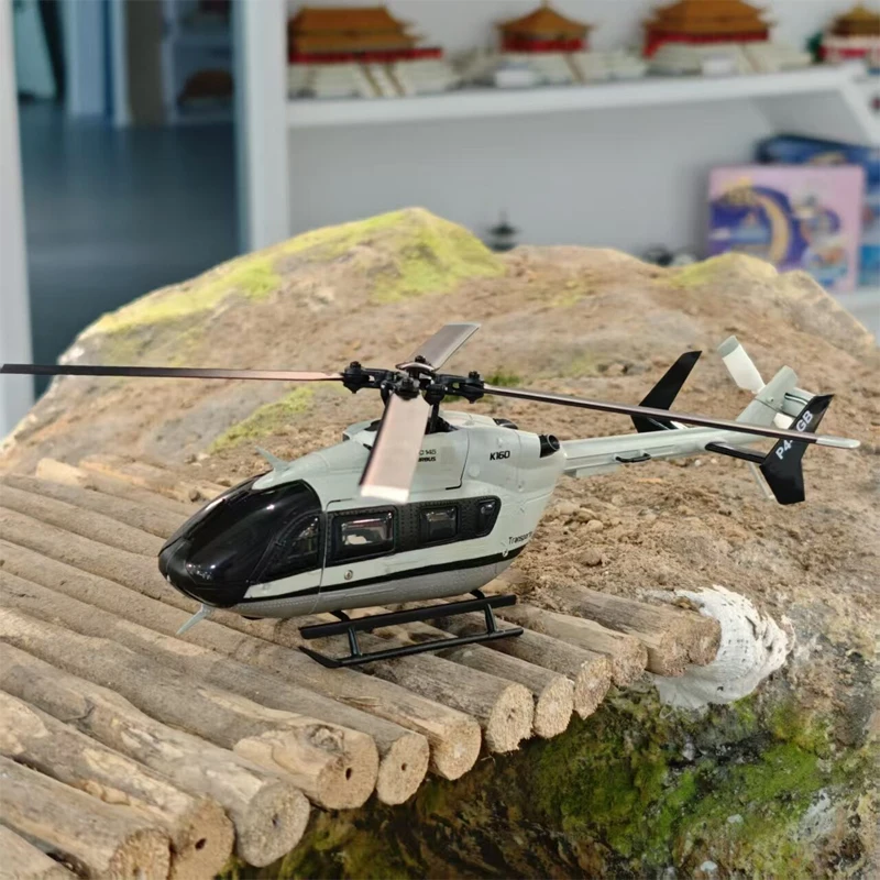 Rc Helicopter Wltoys K160 2.4G 4 Channel 6-Axis Gyro Brushless Motor LED Remote Control Airplane EC-145 Simulation Aircraft Toy