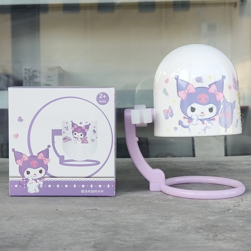 Nuova categoria per bambini Sanrio Tazza per risciacquo Hellokitty Kawaii Wash Up Funzione per la scuola materna Ruota la prevenzione delle cadute Tazza per filtro dell'acqua