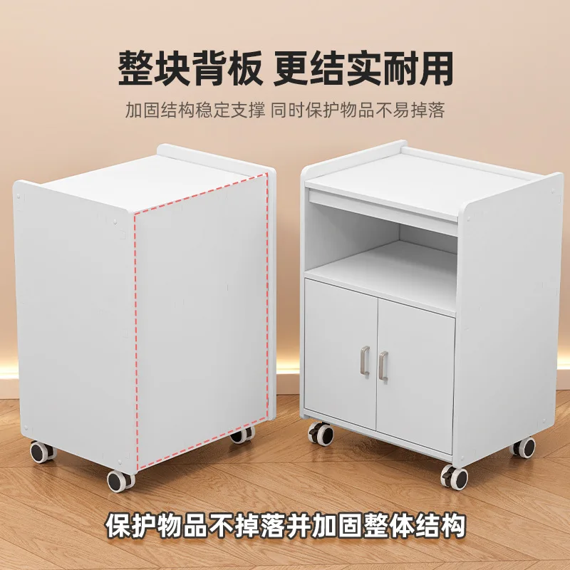 Removable printer cabinet tableside storage cabinet shelf simple document shelf storage deskside storage cabinet