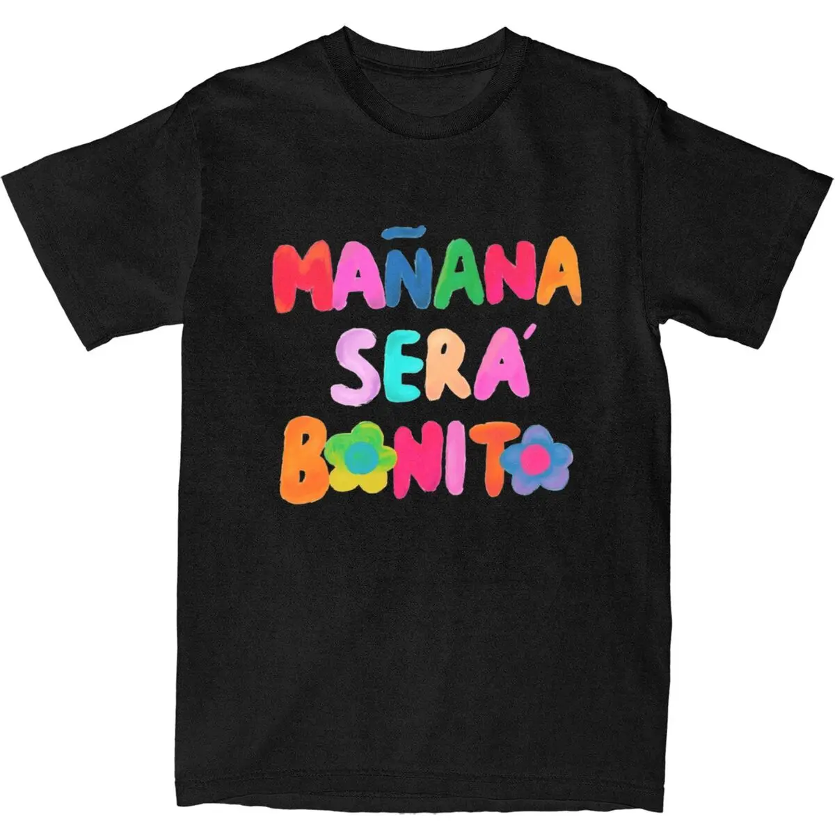 Manana Sera Bonito Karol G T-Shirt Male Music Album Classic Cotton T-Shirts Summer O-Neck Trending Tees Oversized Clothing