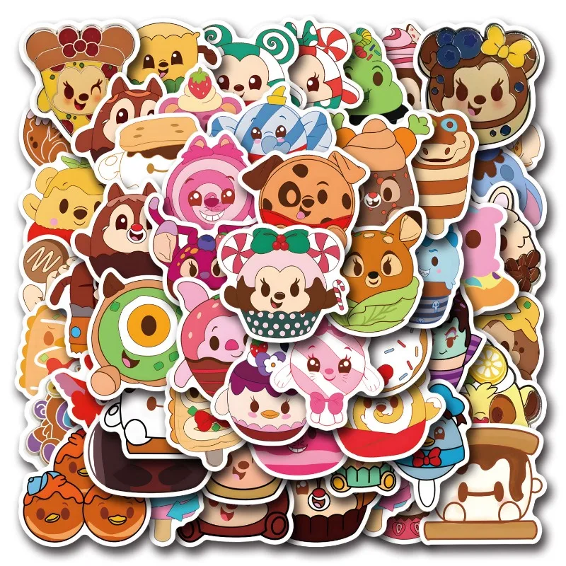 50Pcs Munchlings Cartoon Cute Stickers Decorative Stationery Journal Cup Computer Waterproof Stickers