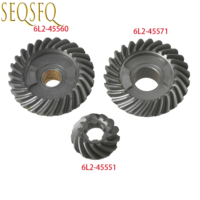 

6L2 Gear Kit 6L2-45551, 6L2-45560, 6L2-45571 For YAMAHA Outboard Motor 2 Stroke 4 Stroke 20HP 25HP Boat Engine Parts