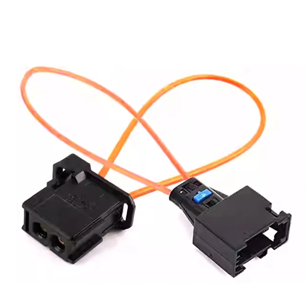 2Pcs Car Male Female Adapter Circuit Adapter Cable MOST Fiber Optical Optic Loop Bypass  for Audi BMW Porsche Mercedes-Benz