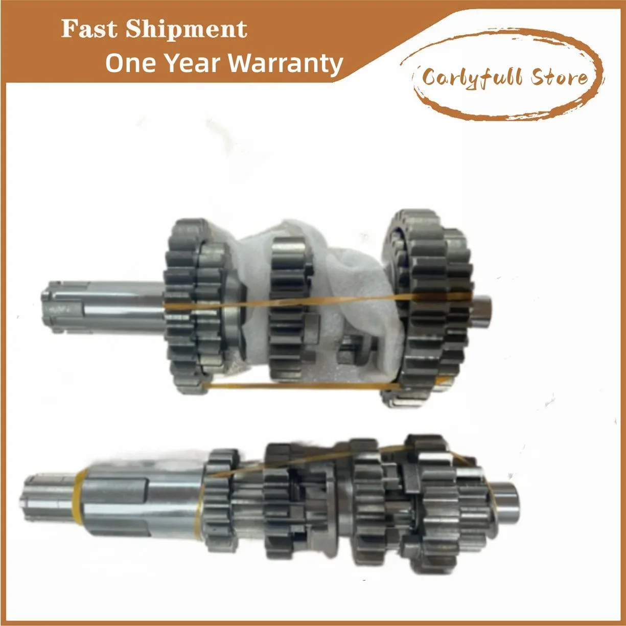 Motorcycle Main Shaft Countershaft Gearbox For QJIANG keeway superlight 200 202 QJ200-2H 200cc engine Sets Of Teeth QJ200 2H