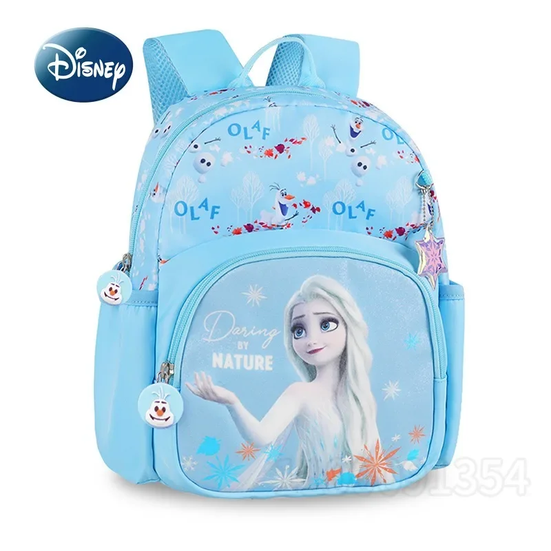 

Disney Frozen New Girls Schoolbag Luxury Brand Original Girls Backpack Children's Mini Schoolbag Fashionable High Quality