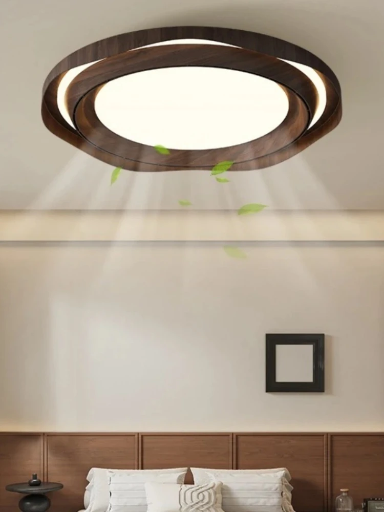 Moderne eenvoud LED-plafondhanglamp Houten stijlvolle kunstdesign kroonluchters Woondecoratie Slaapkamer voor woonkamer Eetkamer - afbeelding 2