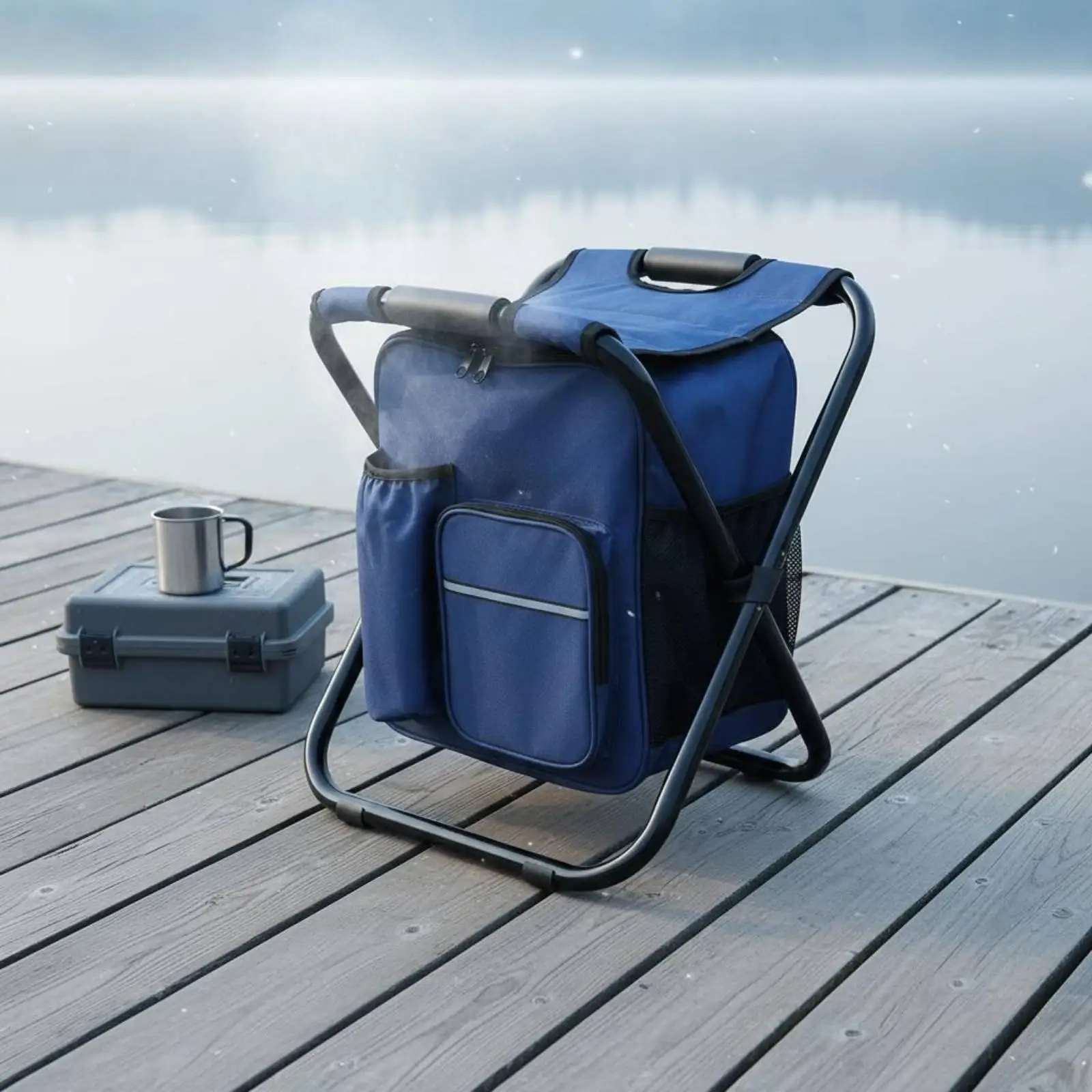 Backpack Chiller Stool Foldabl - Fishing Backpack recension och pris
