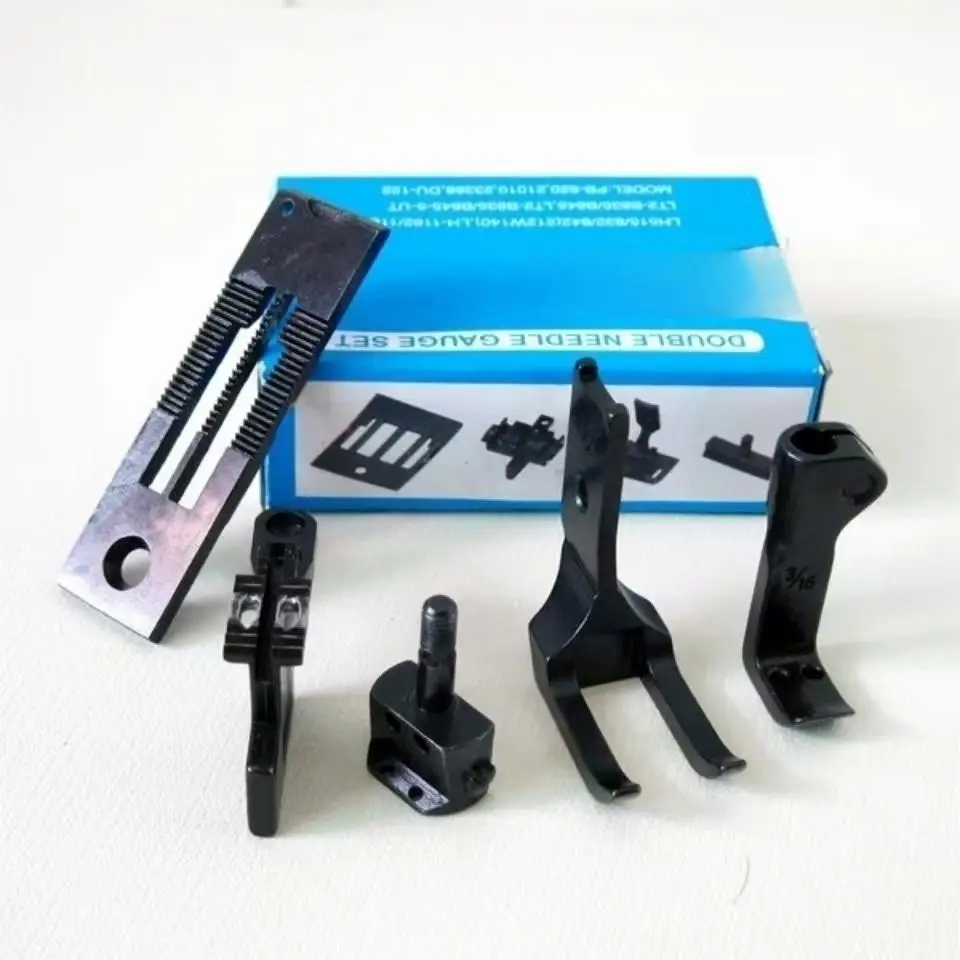 Three-Synchronous Double-Needle Gauge Set For Typical GC20606,Highlead GC20618,GC20608,GC4420,LT2-B838,DU-122,LU2-420,KM-572BL