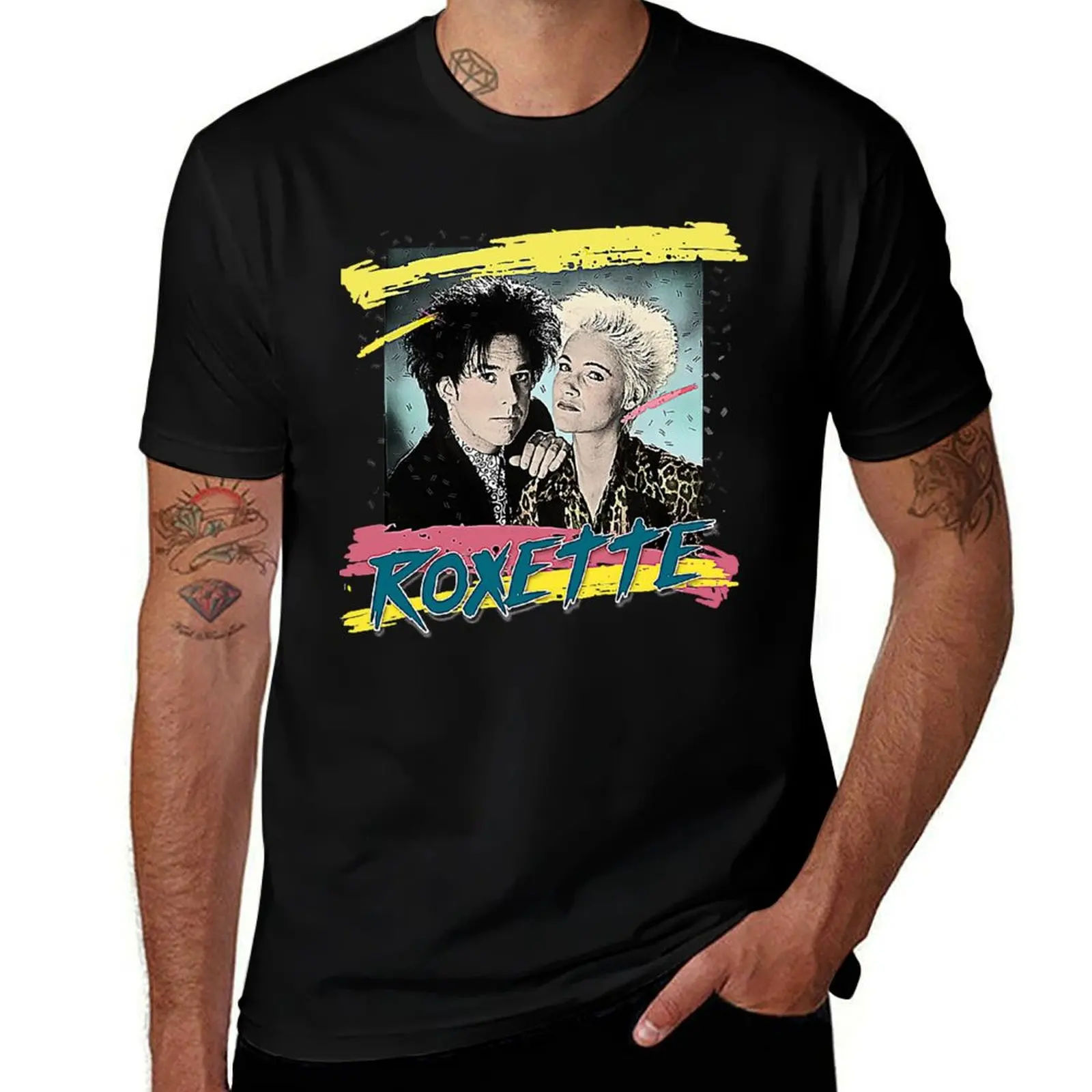 Футболка Roxette For Fans, футболка с рисунком, эстетичная одежда, футболка с аниме, бутиковая одежда на день Святого Валентина, забавные футболки для мужчин
