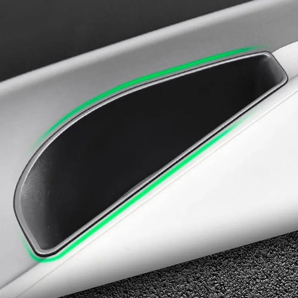 مقبض باب السيارة صندوق تخزين مسند الذراع الباب حامل صينية المنظم الملحقات ترتيب لشركة فولكس فاجن ID.4 ID4 ID 4 #4