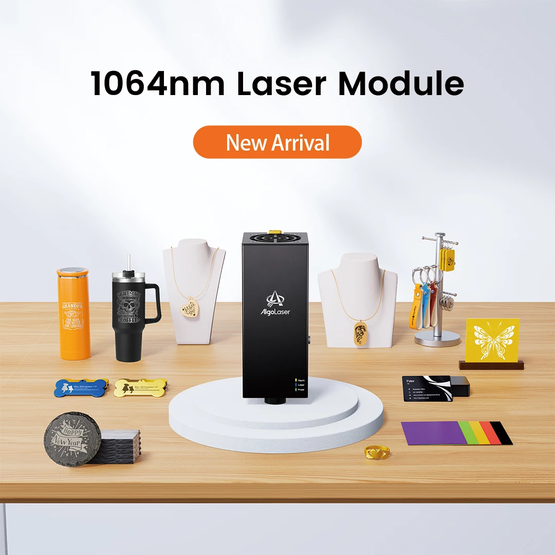 AlgoLaser 1064nm Infrared Laser Module Ultra Fine Laser Dot Laser Engraving Machine Accessory for Metal and Plastic Engraving
