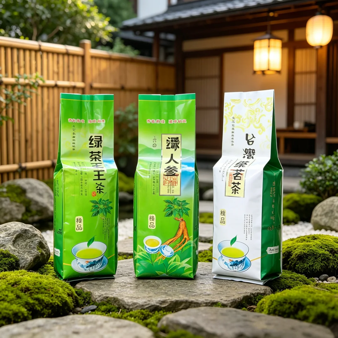 250g Ginseng Oolong tea Package Bag Alishan milk oolong Dianhong tea Seal bag TieGuanYin Jasmine Green Dian Hong tea Packing Bag