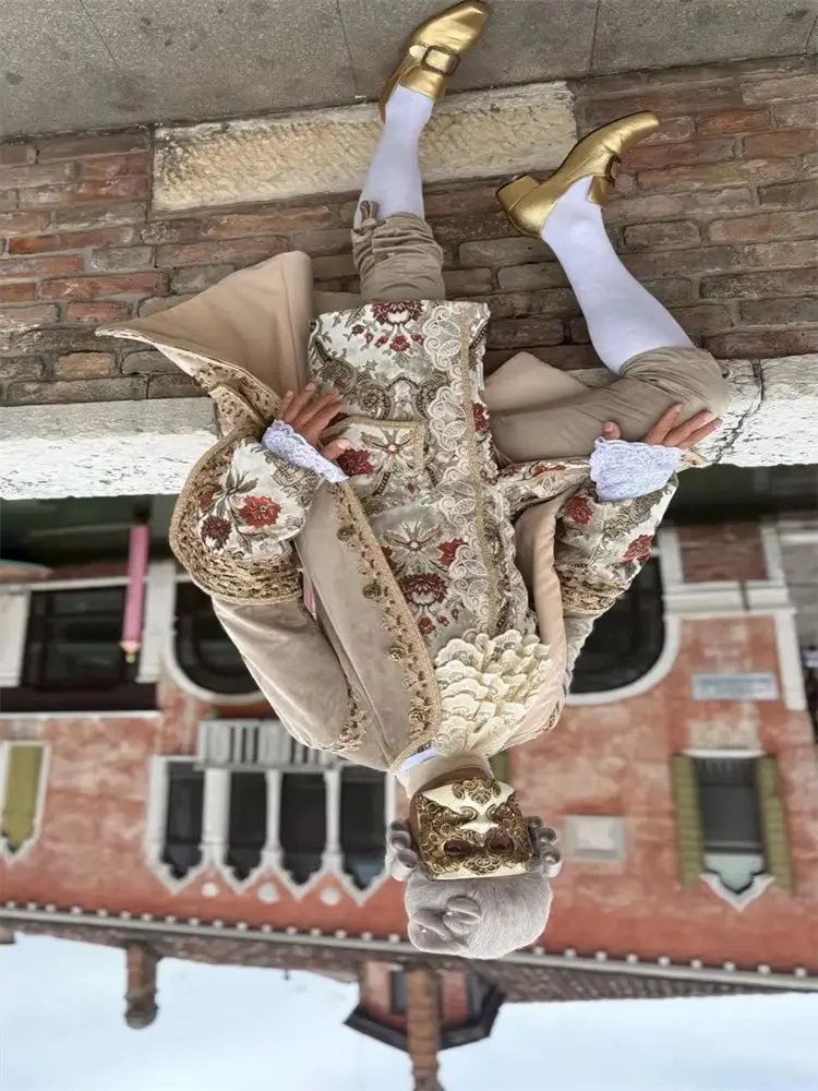 

1770s Victorian Rococo Baroque Nobleman Gentleman Tuxedo Suit French Aristocratic Royal Court King Versailles Ball Gown