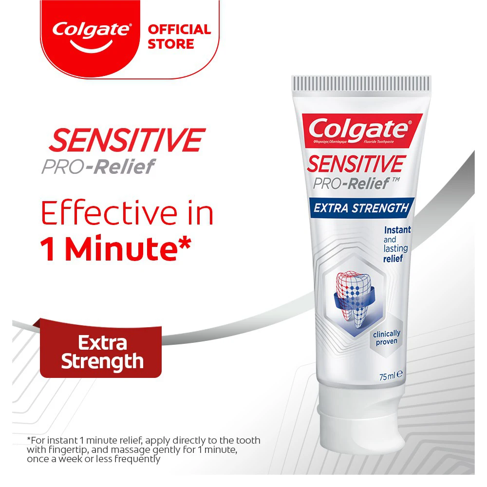 

Colgate Sensitive Pro Relief Toothpaste Complete Protection Extra Strength Teeth Sensitivity For Cold Enamel Repair Fresh Breath