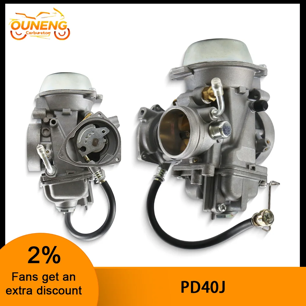 40mm PD40J Motorcycle Carburetor For Polaris Sportsman 500 4x4 2001-2013 400cc-600cc 4 Stroke Engine ATV Carb