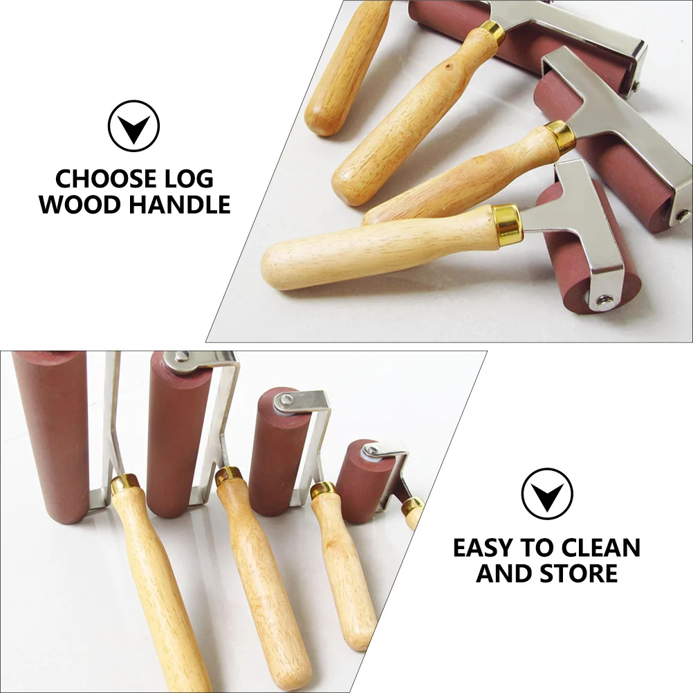 

1Pcs Printmaking Roller Ink Applicator for Smooth Surface Painting Glue Spreading Easy Clean Art Craft Making Tool Kit