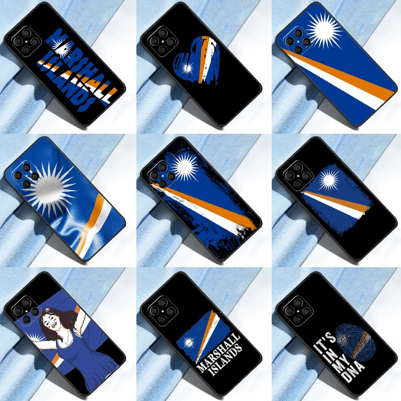 marshall island national flag Cover For Huawei Nova 5T P20 P30 P40 Lite P50 Pro P Smart 2021 Honor X8 X7 X9 50 Case