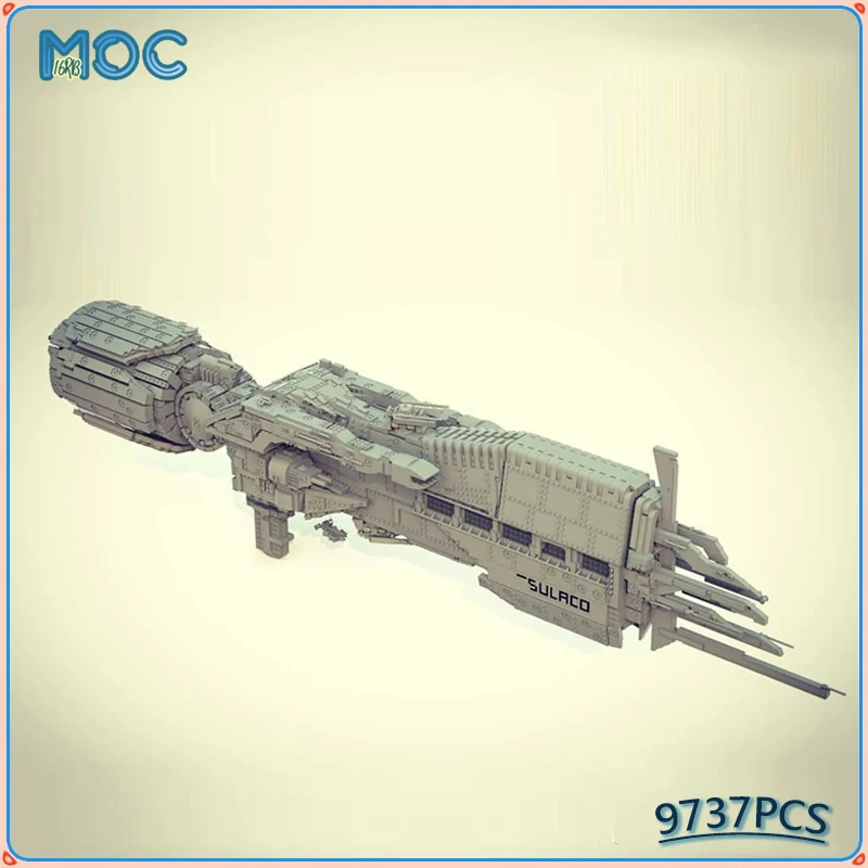 

USS SULACO 9816 модель MOC строительные блоки космический корабль своими руками сборные блоки Космос творческая коллекция дисплей игрушки подарки 9737 шт.