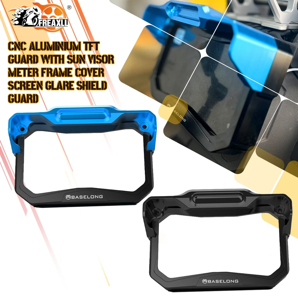 Screen Glare Shield Guard For CFMOTO 450 MT 450 450MT Ibex 450 Ibex450 2024 2025 2026 TFT Guard with sun visor Meter Frame Cover