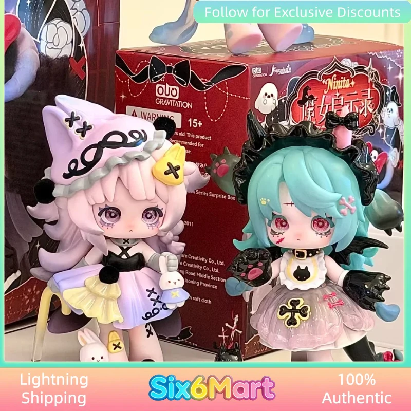 

Коллекционная фигурка Ninita Witch Blind Box Series 2, милая кавайная кукла, украшение для рабочего стола, подарок на день рождения для детей и девочек