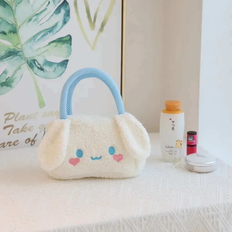 Anime Sanrios Cinnamoroll Kuromi moja melodia Cute Cartoon pluszowa torebka organizator torba na ramię urodziny prezent na boże narodzenie dla przyjaciela