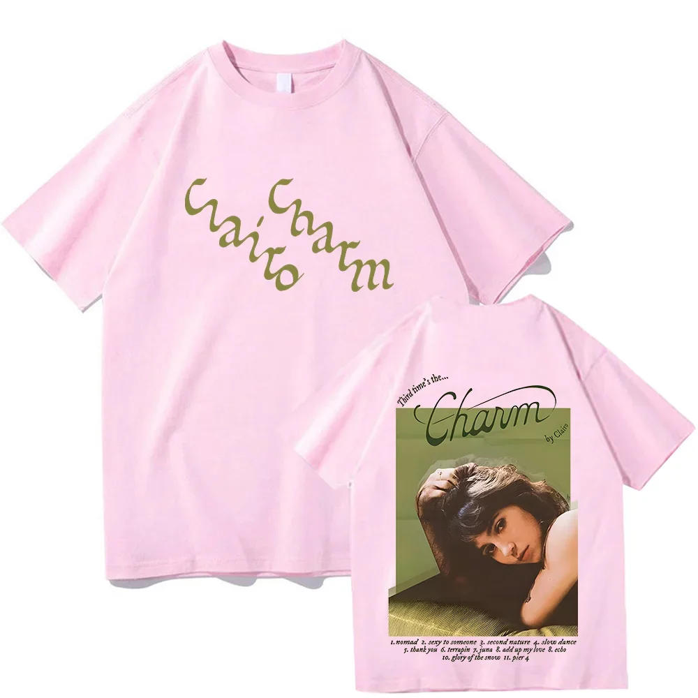 Clairo سحر تي شيرت Arajuku الهيب هوب للجنسين تيز مشجعي الموسيقى الشعبية هدية الملابس الصيف قصيرة الأكمام تي شيرت