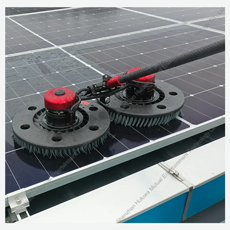 New Arrival 7.2m PV Panel Rotary Brush Cleaning Equipment Double Head Solar Cleaning Machine For Photovoltaic Power Station