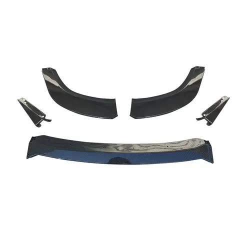 5Pcs Car Front Bumper Lip Spiltter For Jeep Grand Cherokee SRT 2017-2021/Trackhawk 2018-2021 Arch Winglet Carbon Fiber Style 10 best sales trackhawk - №10