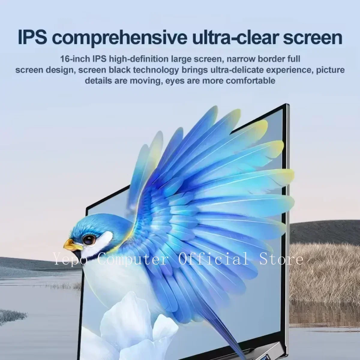 2025 new laptop Intel N5095 Windows 11 Pro 16 inch 2K HD screen 16G RAM 2TB SSD DDR4 WIFI5 Business Office Lightweight Computer