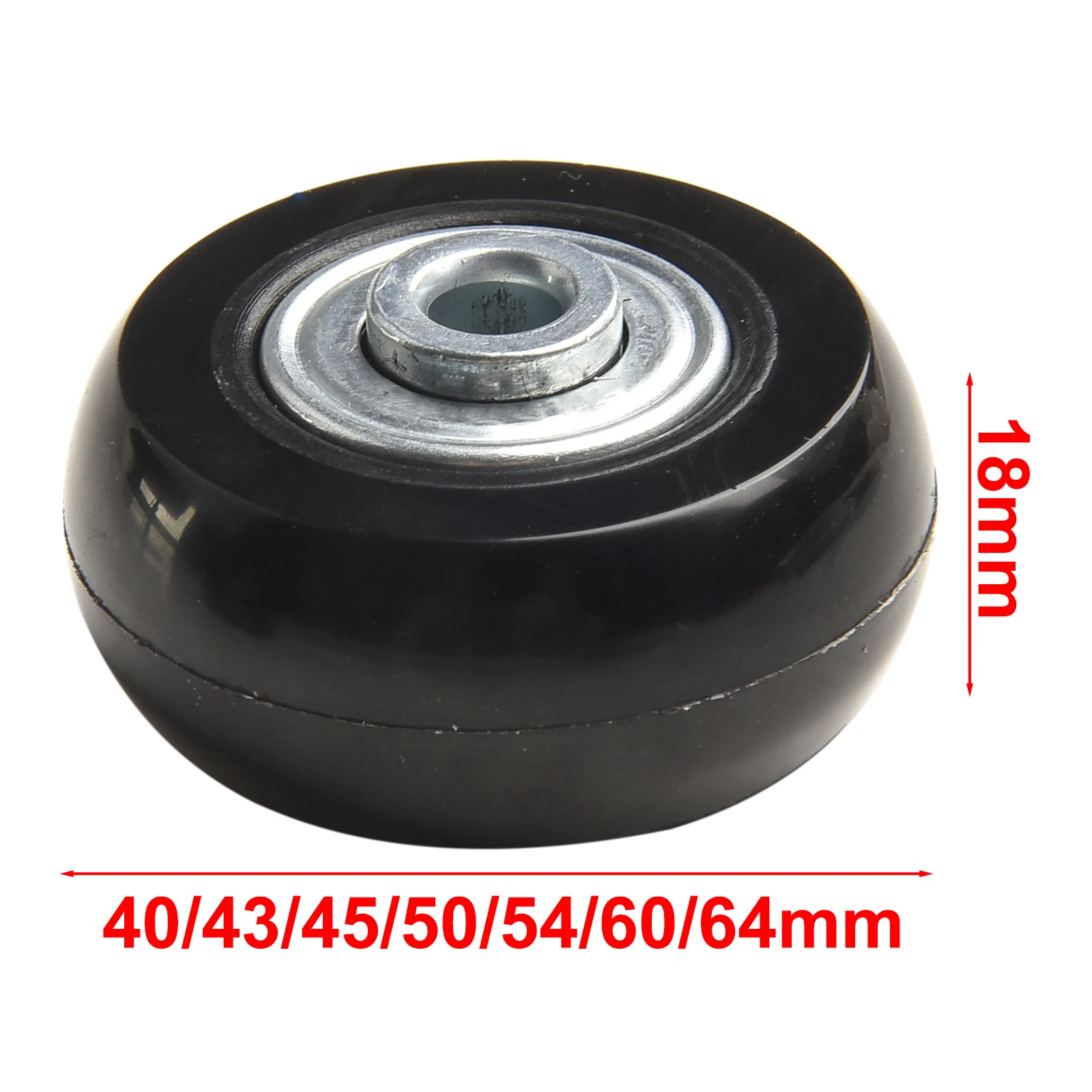 35mm Luggage Wheels Flexible Rotation Load-bearing Capacity Repair Solution Rubber And Metal Luggage Maintenance For Suitcases