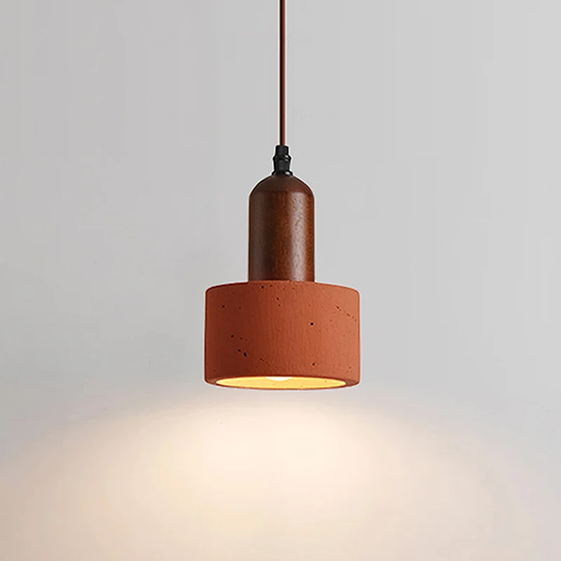 

Creative New Style Led Dining Table Retro Small Round Light Modern Bedroom Study Pendant Light Commercial Cashier Stone Lamp