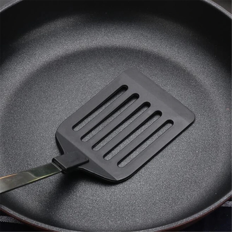 Stainless Steel Turners Kitchen Tools Nylon Handle Spatula Fried Shovel Egg Fish Frying Pan Scoop Spatula Cooking Utensils