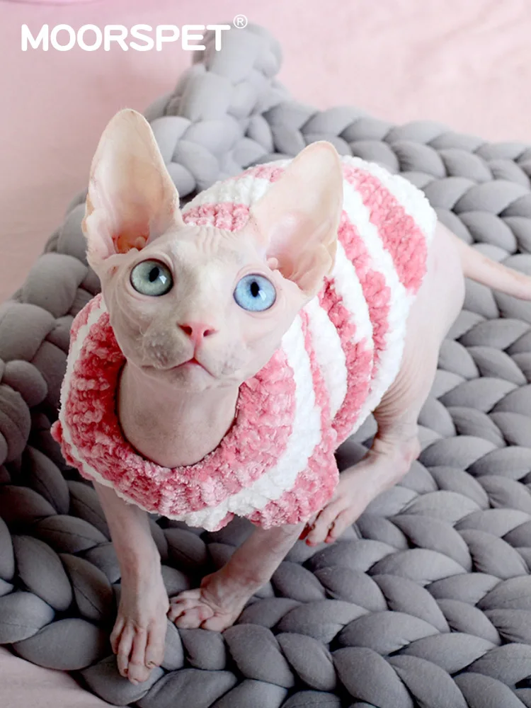 Winter Warm Cat Clothes Lint-Free Cat Thickened Sweater Cat Clothes Autumn and Winter