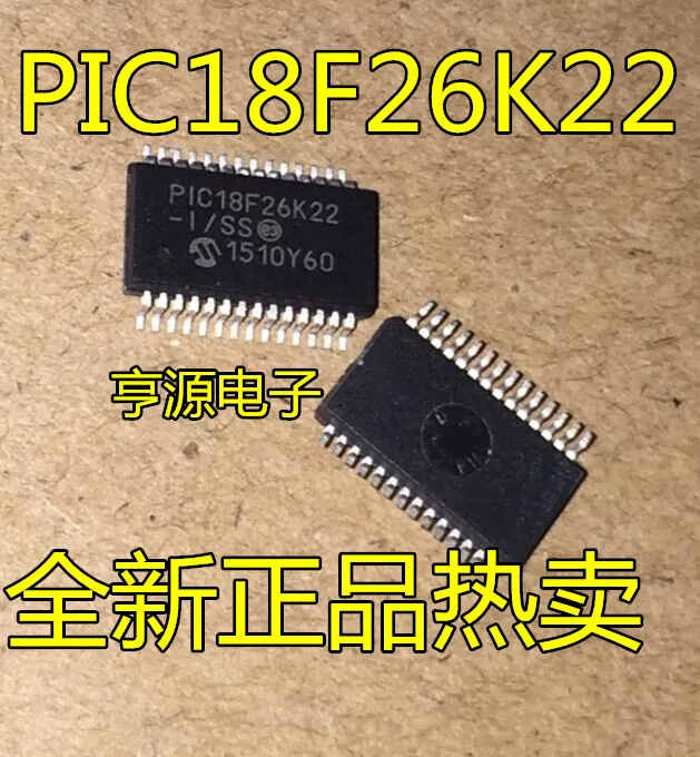 Free shipping  PIC18LF26K22-I/SS PIC18F26K22-I/SS SSOP28    5PCS