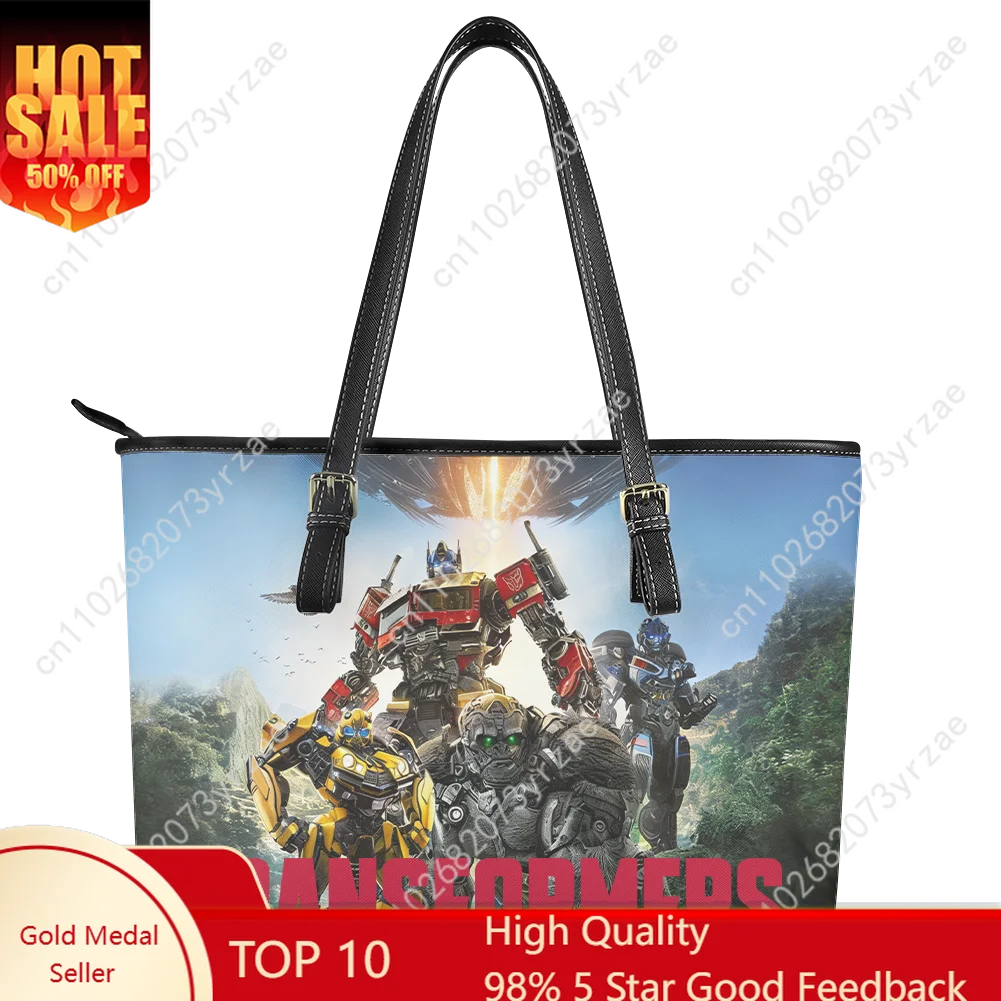 

Transformers Handbag Mens Womens Personalized Tote Bag Fashion Shoulder Bag Business Commuter Leather Purse Customize Bags