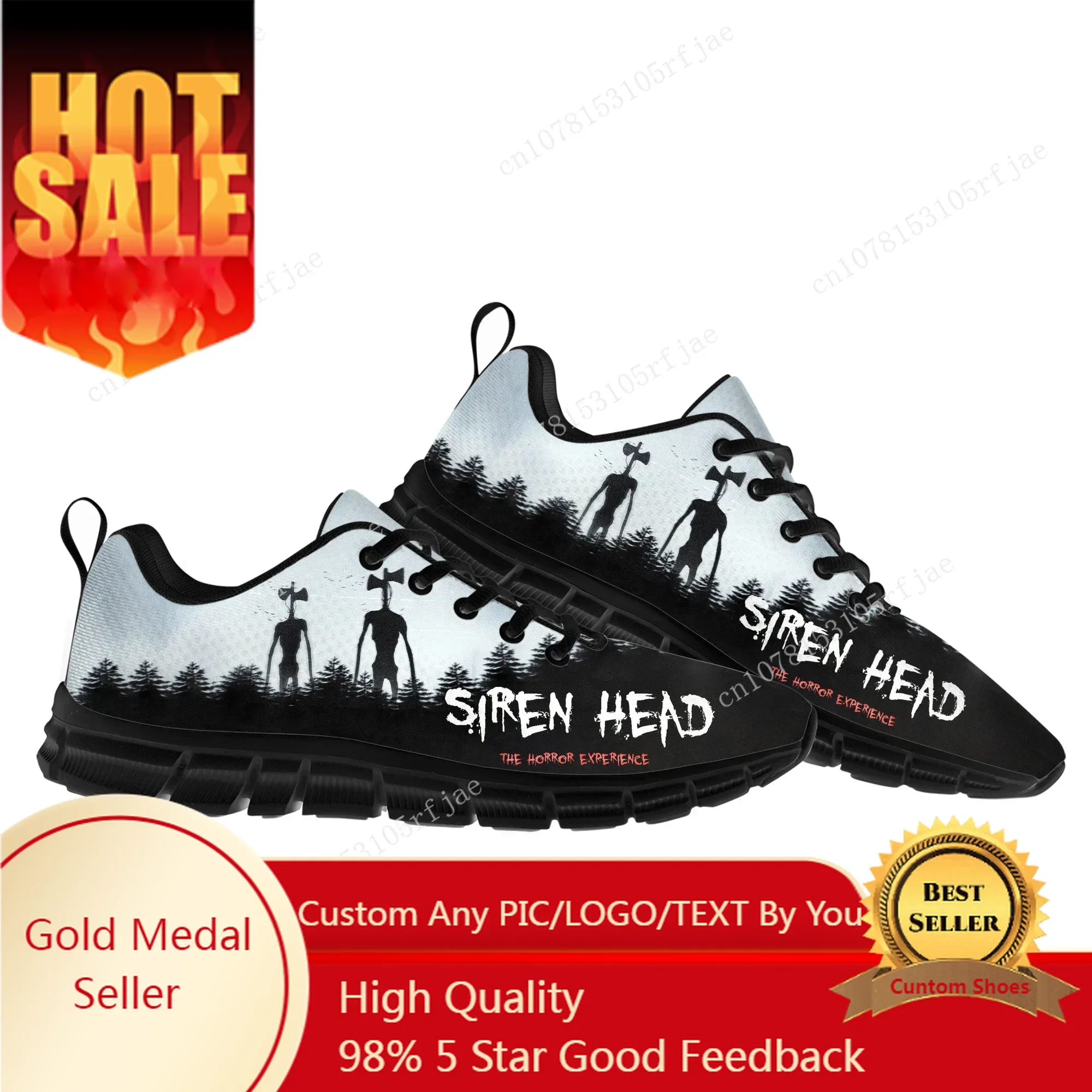 

Siren Head Sports Shoes Hot Cartoon Game Mens Womens Teenager Children Sneakers Fashion Sneaker Custom Built Shoes