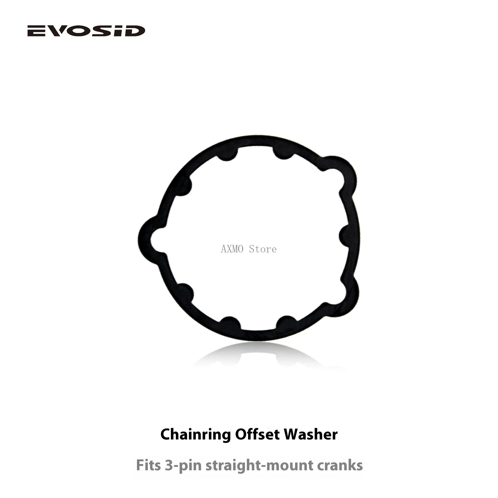 MTB Bike Crankset Offset Washer EVOSID 2mm for SRAM Gx Nx Sx Offset Crank Washer Road Bike Chainwheel Spacers Bicycle Parts