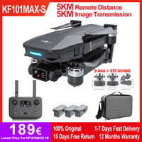 KF101 MAXS GPS Drone 4K Camera 3-Axis Gimbal Brushless RC Quadcopter Anti-Shake EIS HD Camera Drone 5KM Flight RC Drone