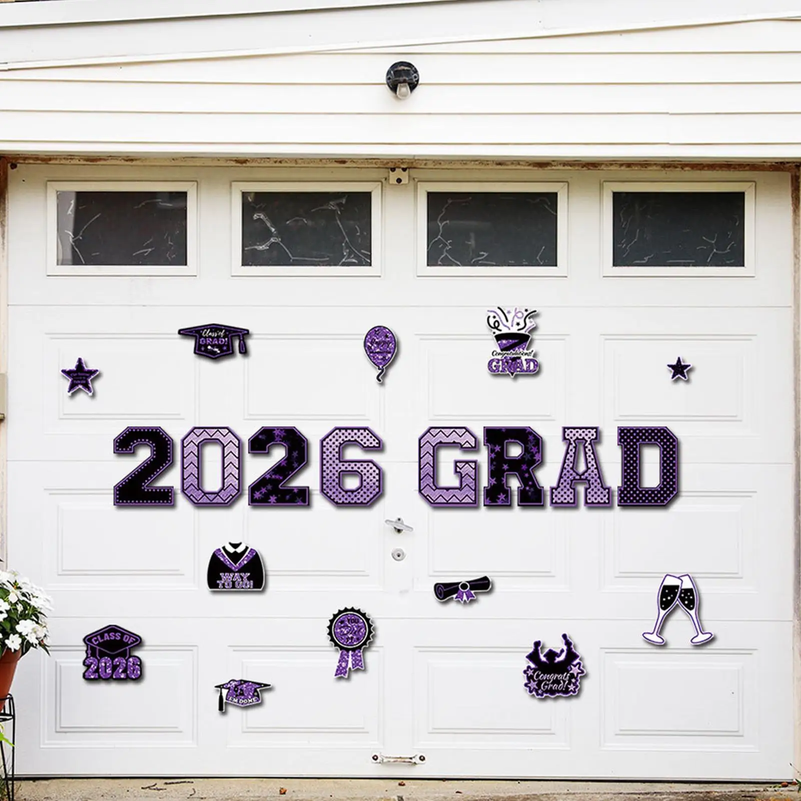 Vehicle Magnets 20 Piece Reusable Novelty Auto Decorations 2026 Graduation Refrigerator Magnets For Garage Doors Fridges