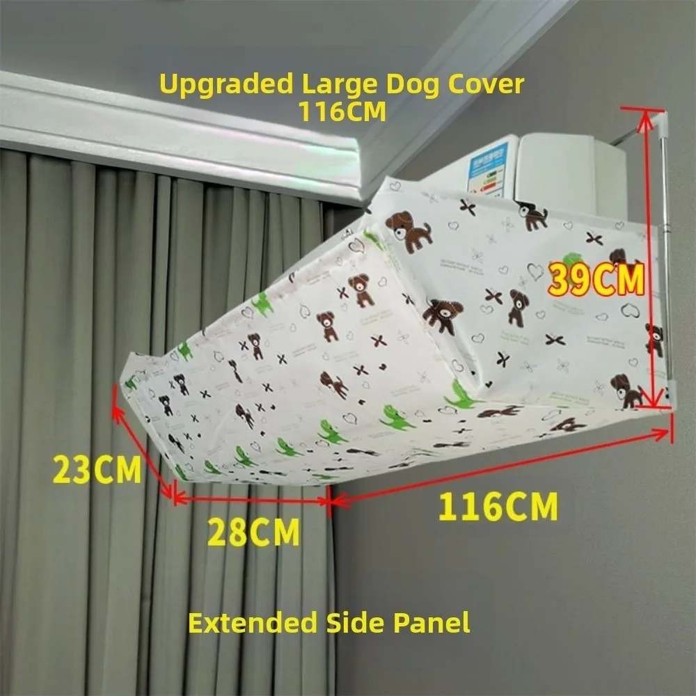 

Регулируемое лобовое стекло кондиционера, бесшумное, с защитой от прямого обдува, розетка кондиционера, подвесная ветрозащитная перегородка