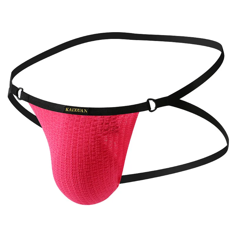 Jockstrap taille basse avec bretelles fines pour hommes, sous-vêtements genci, tongs drôles, culottes bikini pour garçons, zones me plus riches comme zones bre