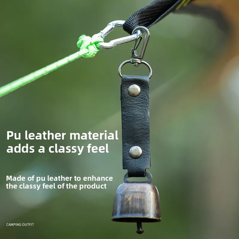 Outdoor Hiking Bell Pendant Lanyard - usage example