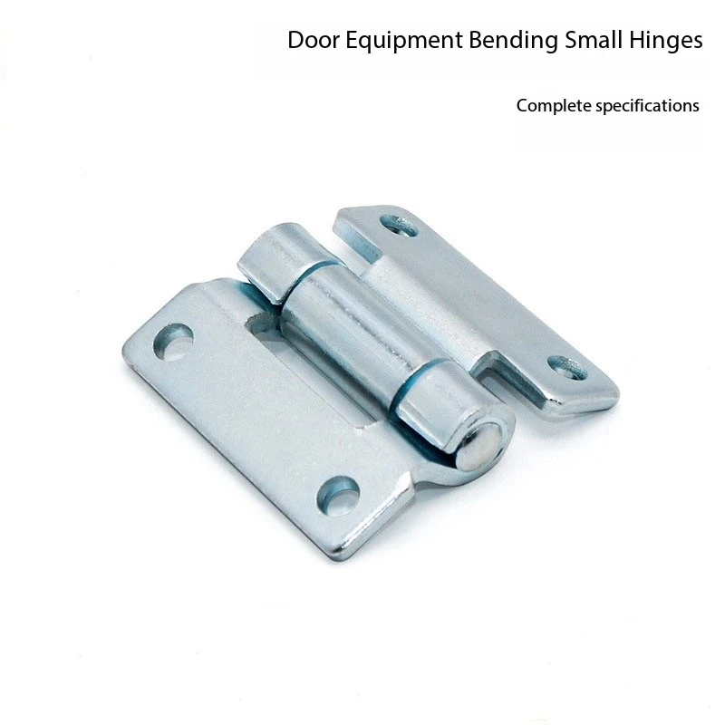 HT103 carbon steel blue zinc industrial load-bearing hinge flat opening 304 stainless steel hinge 4mm hardware direct sales