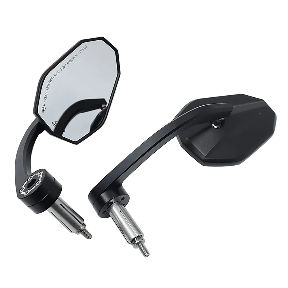 Motorcycle Bar End Mirrors Universal Rearview Mirror Side Mirrors 7/8 22mm For MT09 MT07 For R1200GS F800GS R 1250 RT