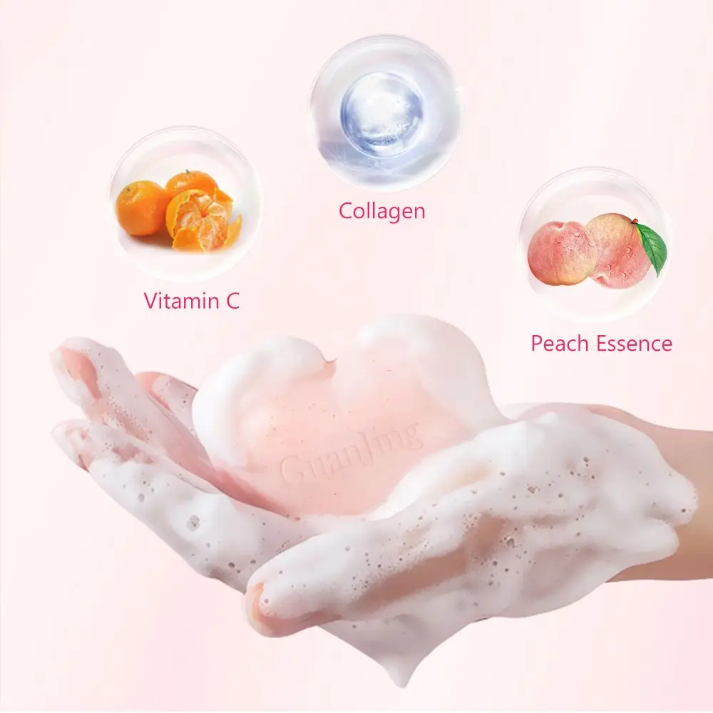 Vitamin C Body Whitening Handmade Soap Butt Underarm Knee Bleaching Soap Removal Dark Removal Dead Skin Moisturize  Body Care