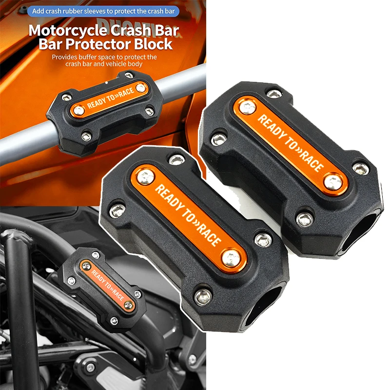 

For KTM Ready to Race Duke 390 690 790 890 1190 Rc 1290 Adventure Moto Engine Crash Bar Protection Bumper Decorative Guard Block