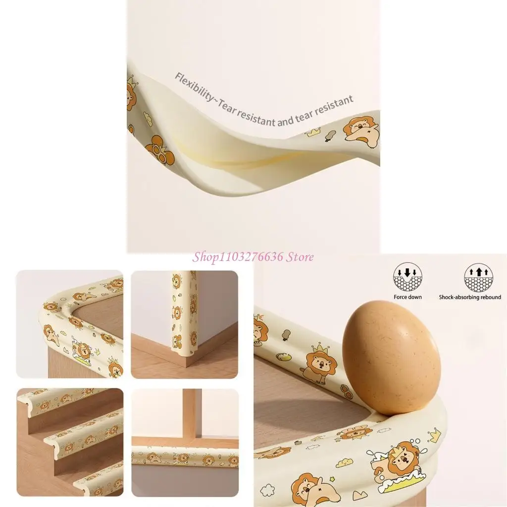 

R6FD Baby Safety Corner Protector Desk Table Edges Guard Kids Protections Bumper Pad