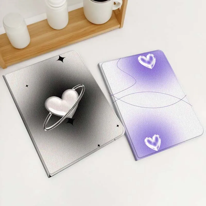 

Чехол для планшета с градиентным дизайном в виде сердца, подарок для Xiaomi Redmi Mi Poco Pad 2 5 6s 7 7s Ultra Pro Max 14 12.4 12.1 дюймов, мягкий чехол для планшета.