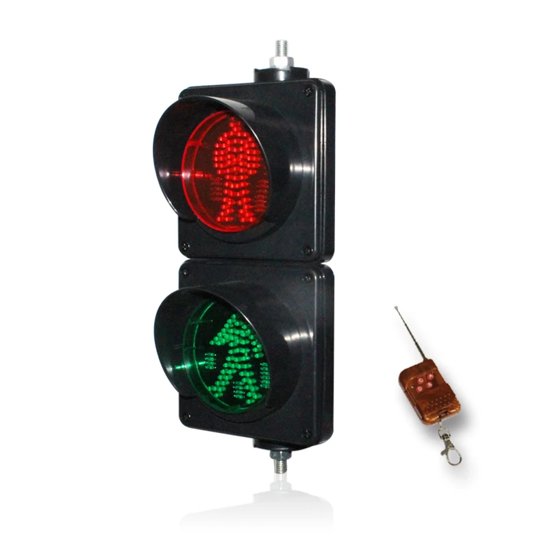 New Small Christmas Plastic Toy Kid red green Traffic Car Pedestrian Signal Light with controller